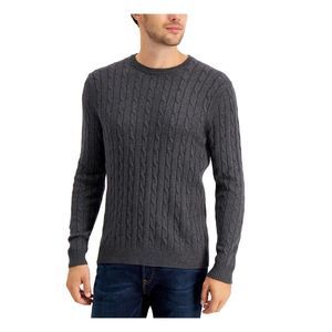 CLUBROOM Mens Gray Crew Neck Classic Fit Pullover Sweater XL
